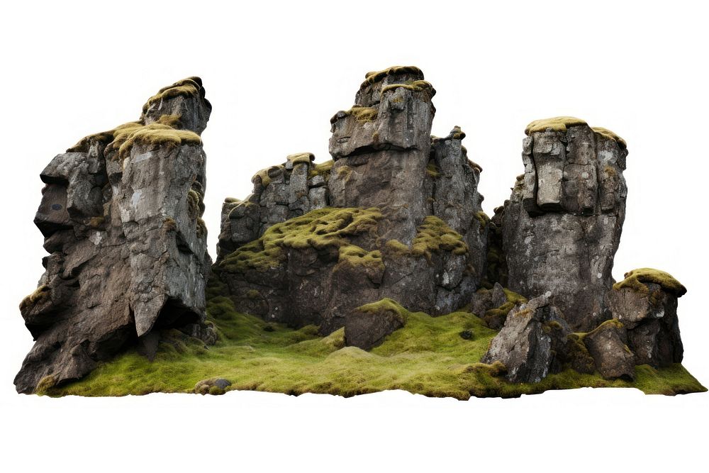 Icelandic rocks outdoors nature cliff.
