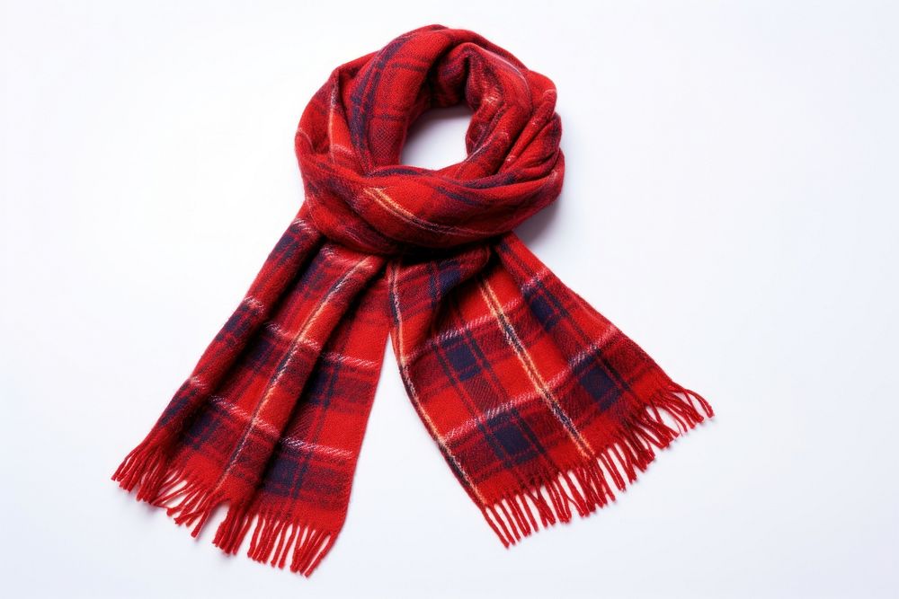 Knitted scarf or plaid white background outerwear clothing.