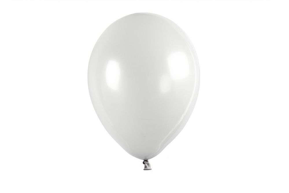 White balloon white background celebration zeppelin.