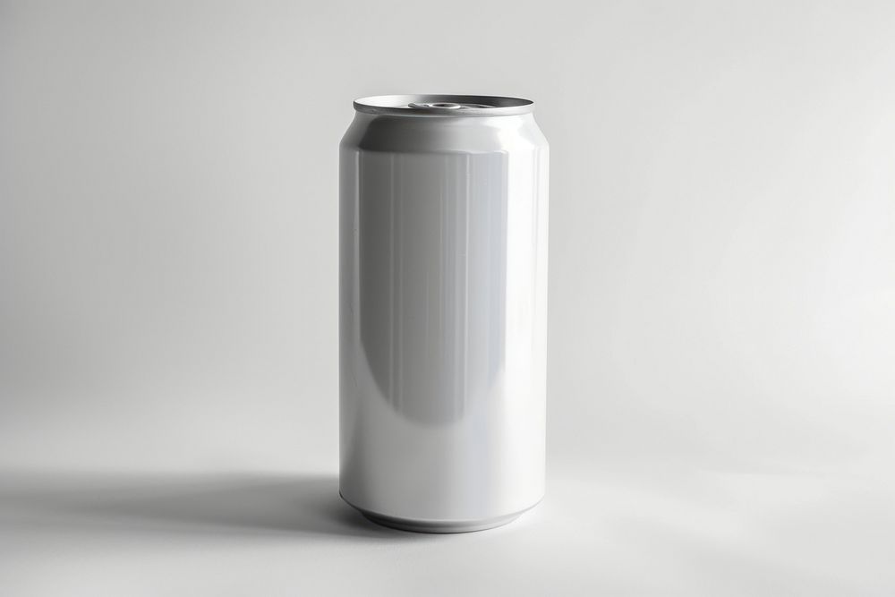 White can white background refreshment container.