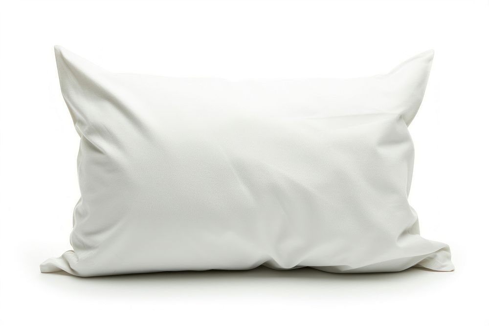 White pillow cushion white background simplicity.
