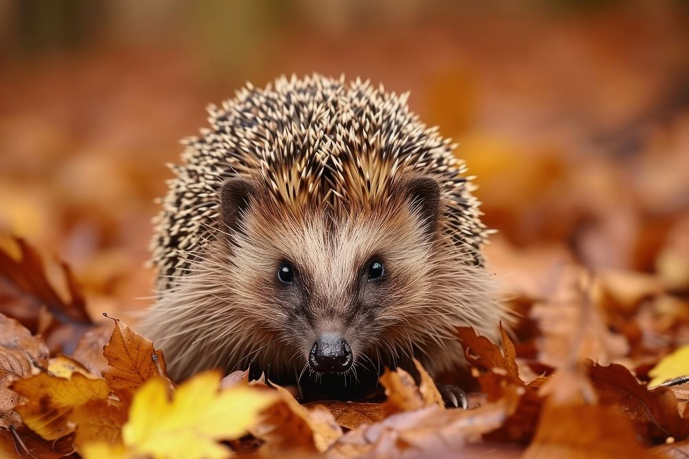 Cute hedgehog small mammal animal rodent nature.