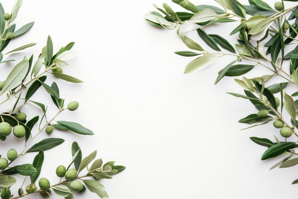 Olive branch backgrounds plant leaf.