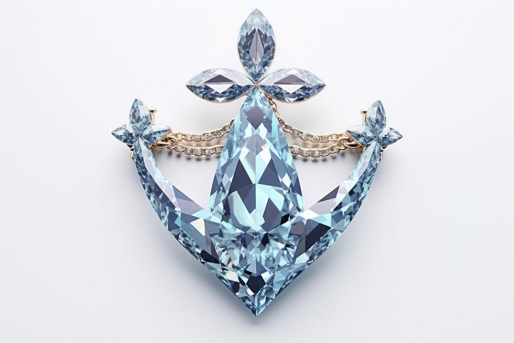 Anchor gemstone jewelry diamond.