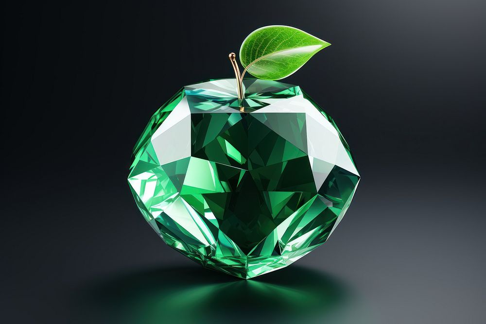 Apple gemstone crystal jewelry.