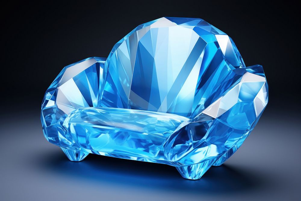 Sofa gemstone crystal jewelry.