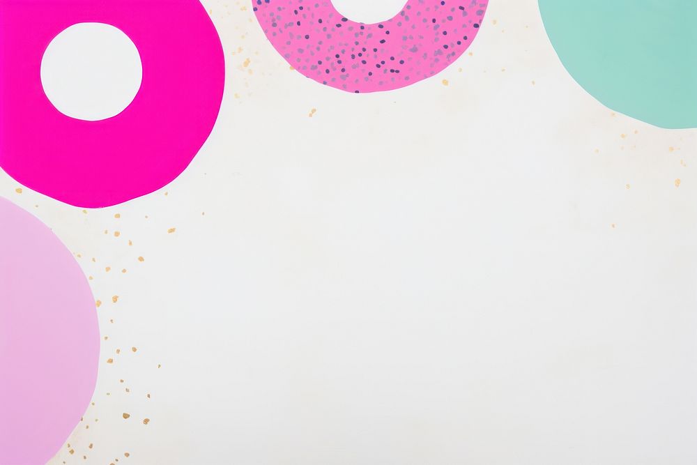 Donut border frame closeup backgrounds abstract text.