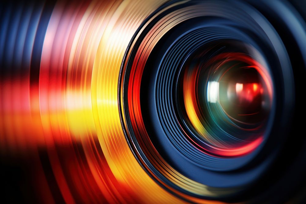 Camera lens abstract backgrounds electronics.