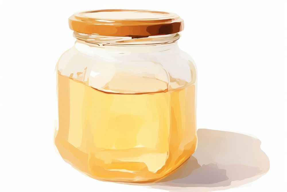 Honey jar bottle honey.