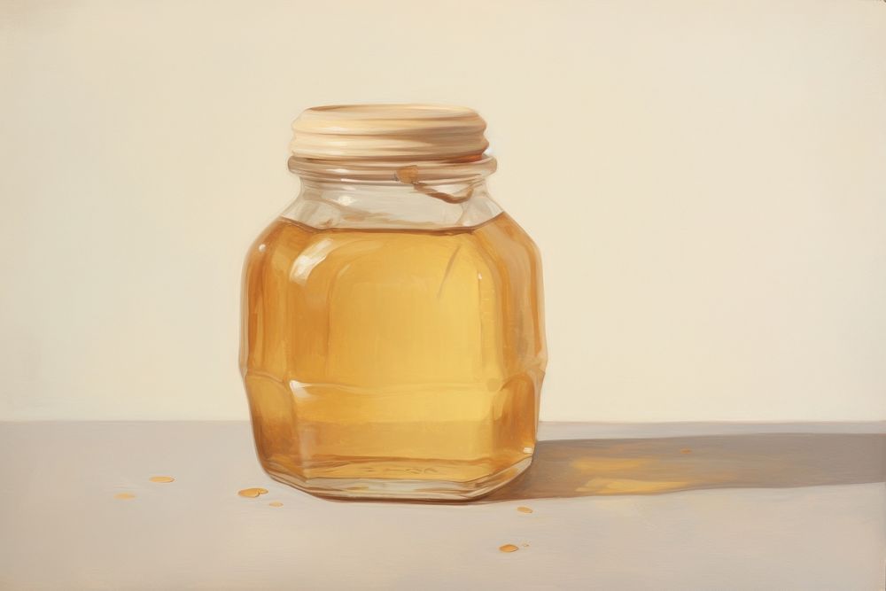 Honey honey jar refreshment.
