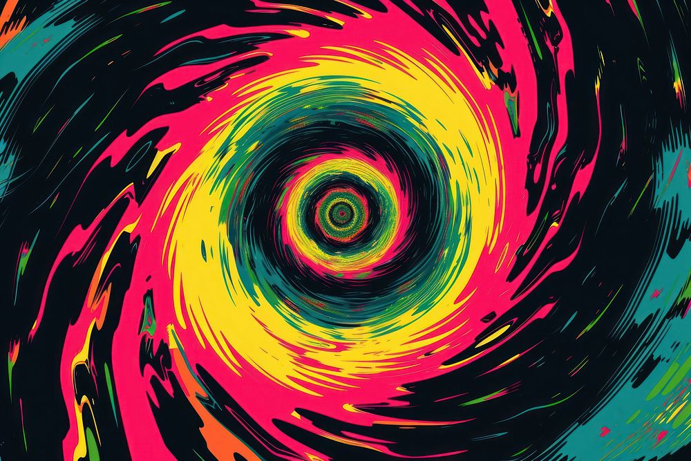 Cyclone abstract graphics pattern.