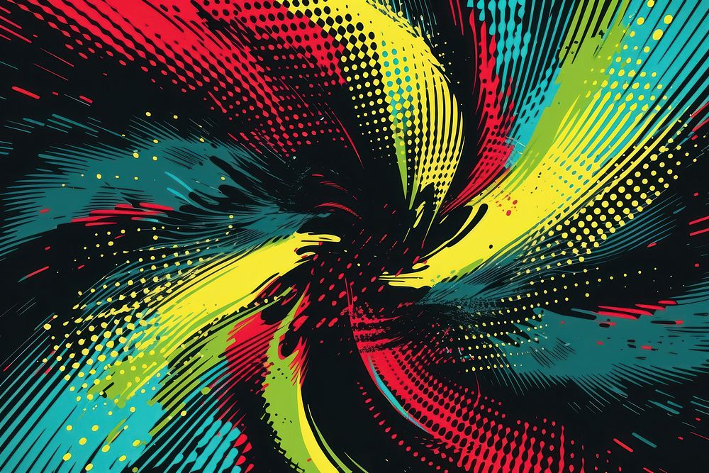 Cyclone art abstract graphics.