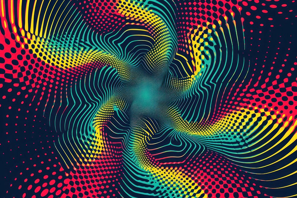 Cyclone art abstract pattern.