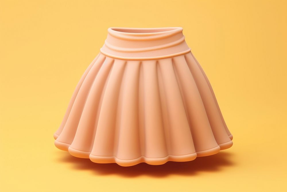 Skirt lampshade clay elegance.