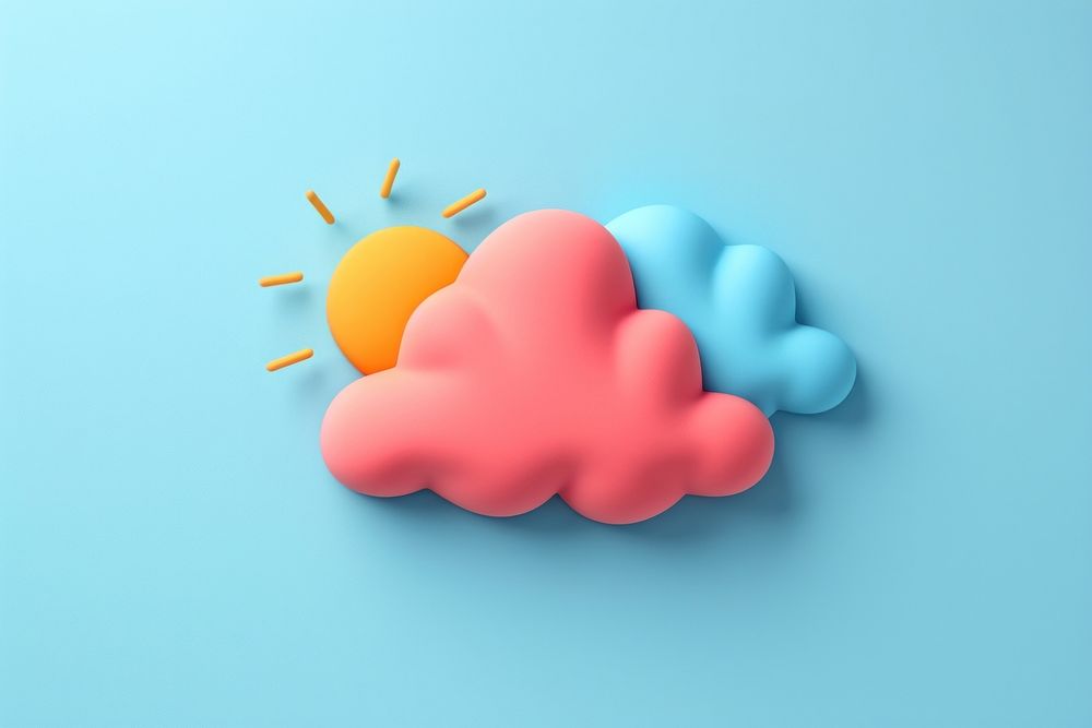 Sky cloudscape medication balloon.