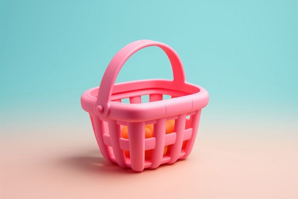 Shopping basket plastic investment container.