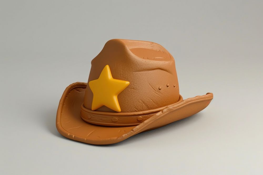Sheriff hat headwear headgear clothing.