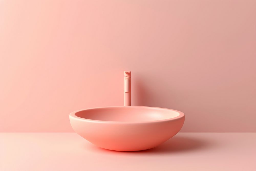 Sink bowl toothbrush simplicity.