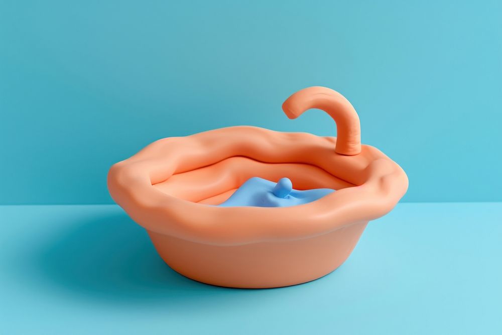 Sink clay floating ceramic.