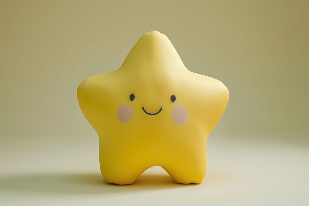 Star representation starfish smiling.
