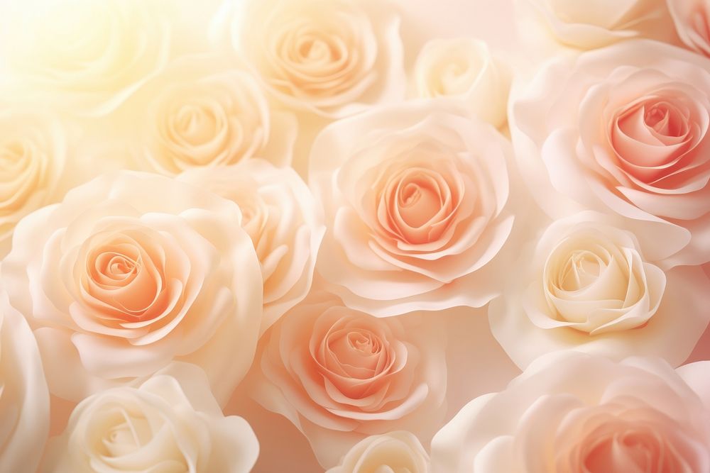 3d roses gradient background backgrounds abstract flower.