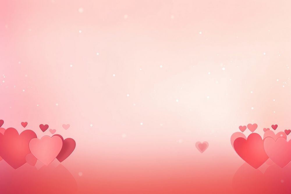 Crown and hearts gradient backgrounds red celebration.
