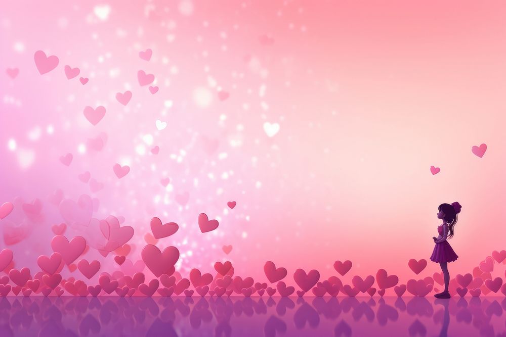 Fairy and hearts backgrounds outdoors petal.