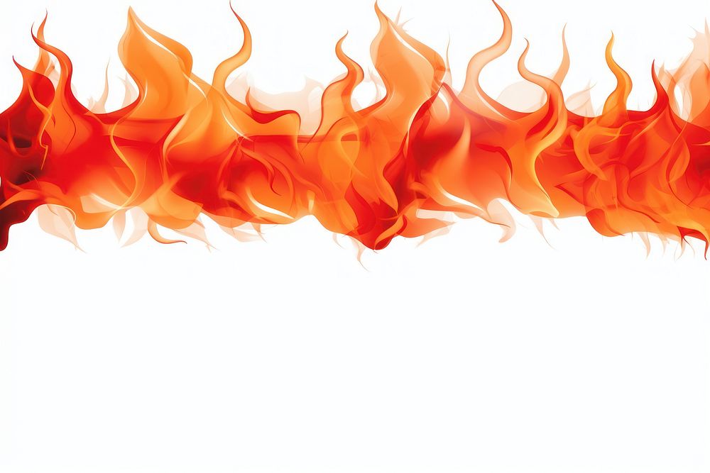 Fire border fire backgrounds white background.