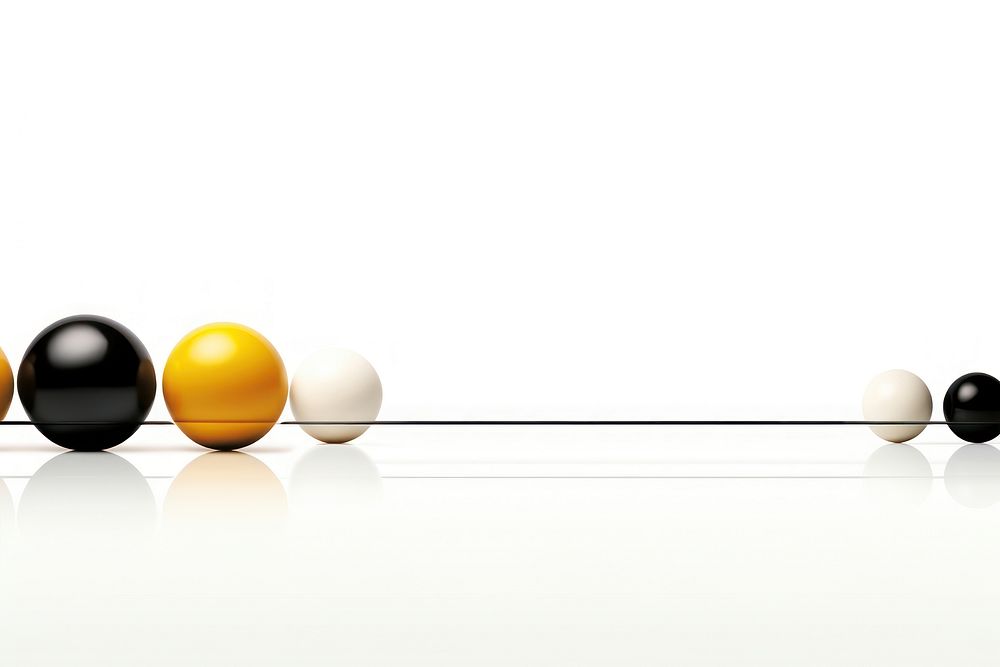 Squash ball line horizontal border sphere white background eight-ball.