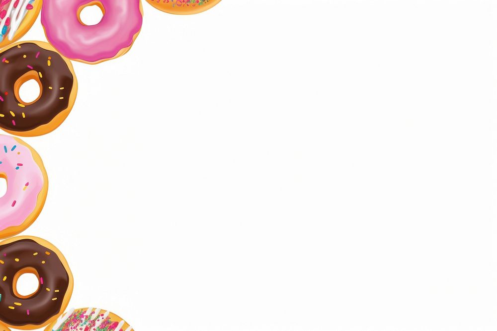 Sweet Donut border donut backgrounds sweets.