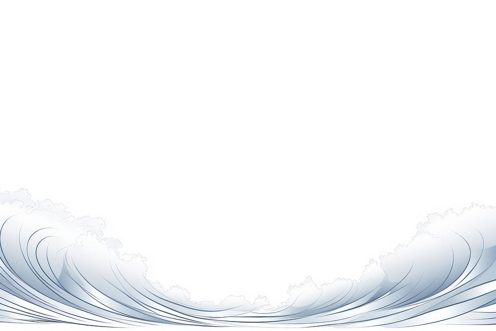 Wave line horizontal border backgrounds outdoors pattern.