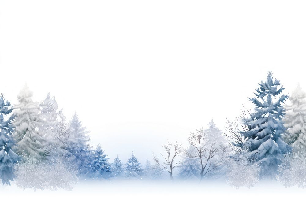 Winter border backgrounds outdoors winter.