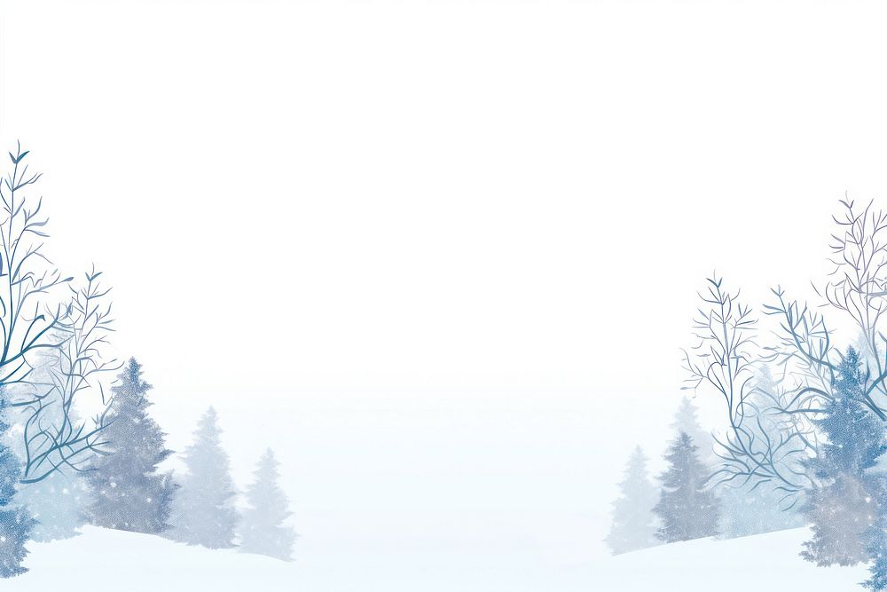 Winter border winter backgrounds outdoors.