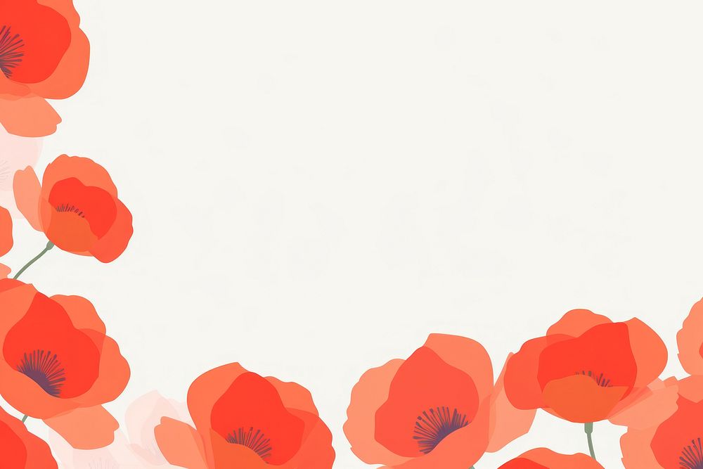 Poppy backgrounds abstract flower.