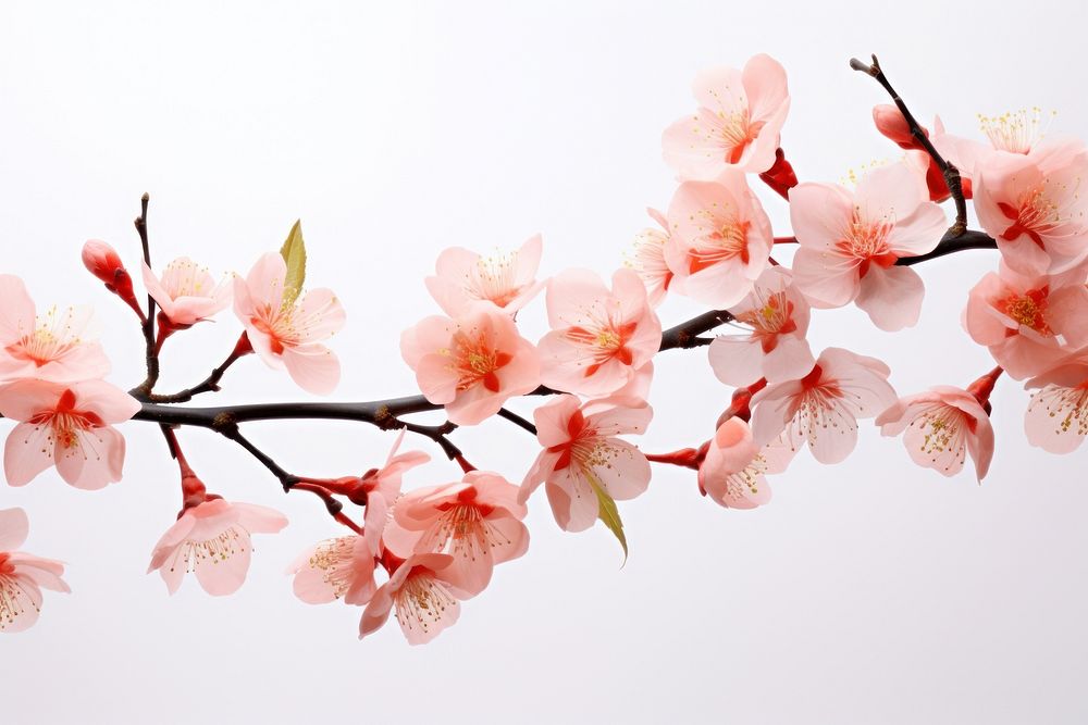 Cherry blossoms branch flower plant.