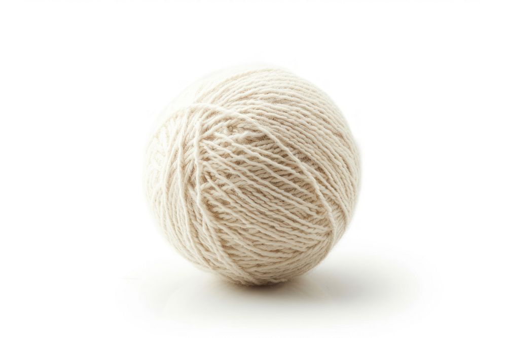 Knitting wool white white background simplicity.