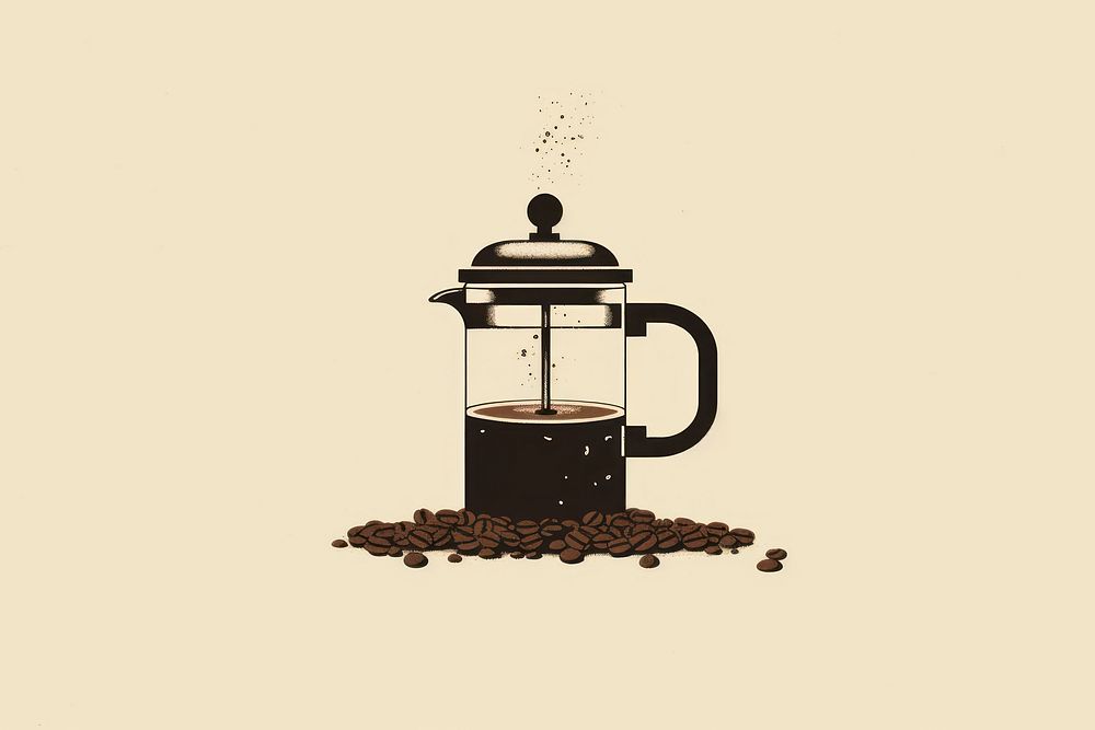 Litograph minimal coffee drink cup mug.