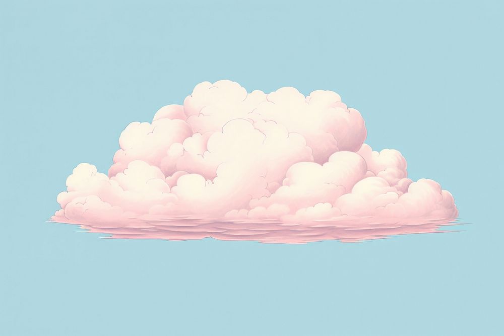 Litograph minimal cloud backgrounds nature sky.