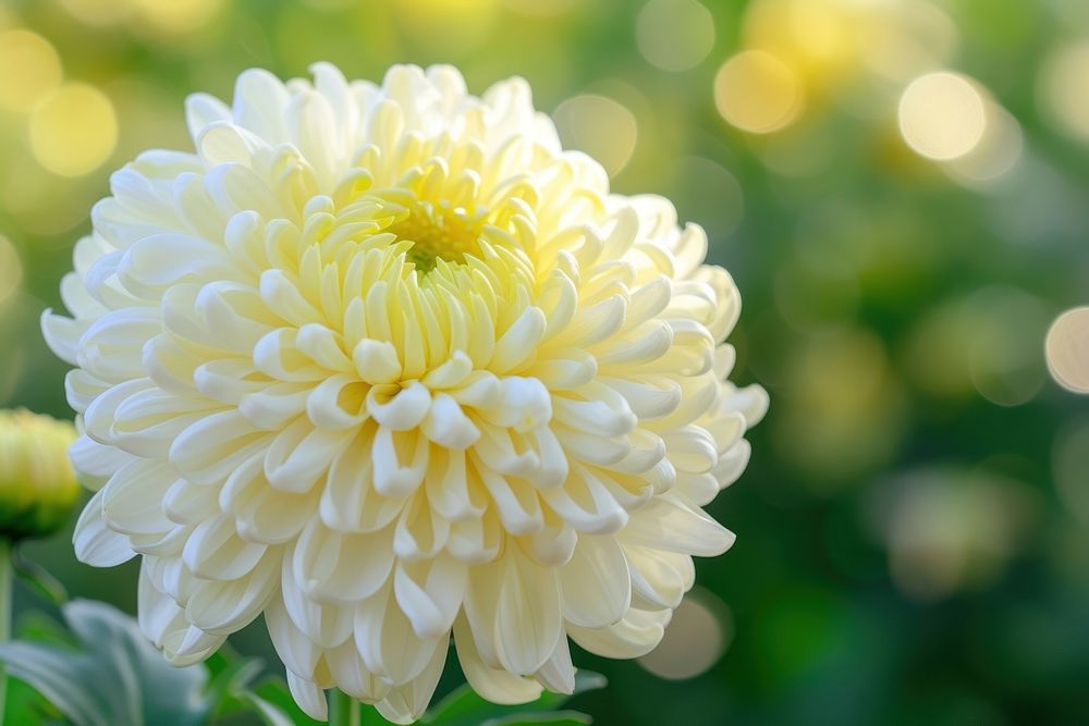 Photo of chrysanthemum flower outdoor chrysanths outdoors blossom.