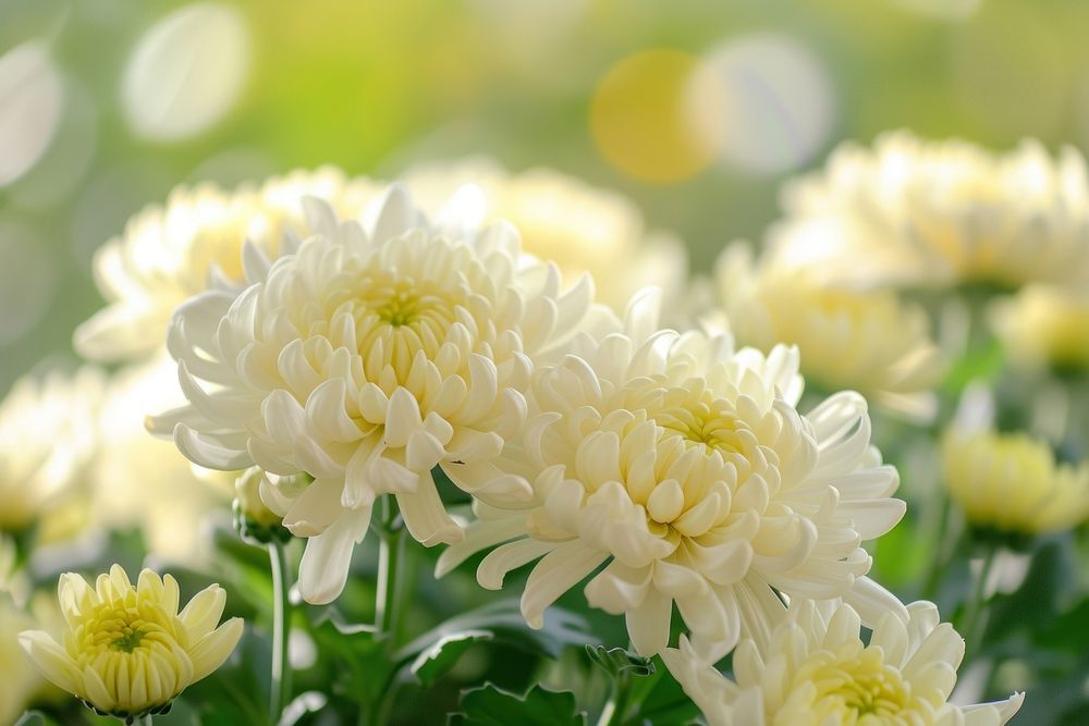 Photo of chrysanthemum flower outdoor outdoors chrysanths blossom.