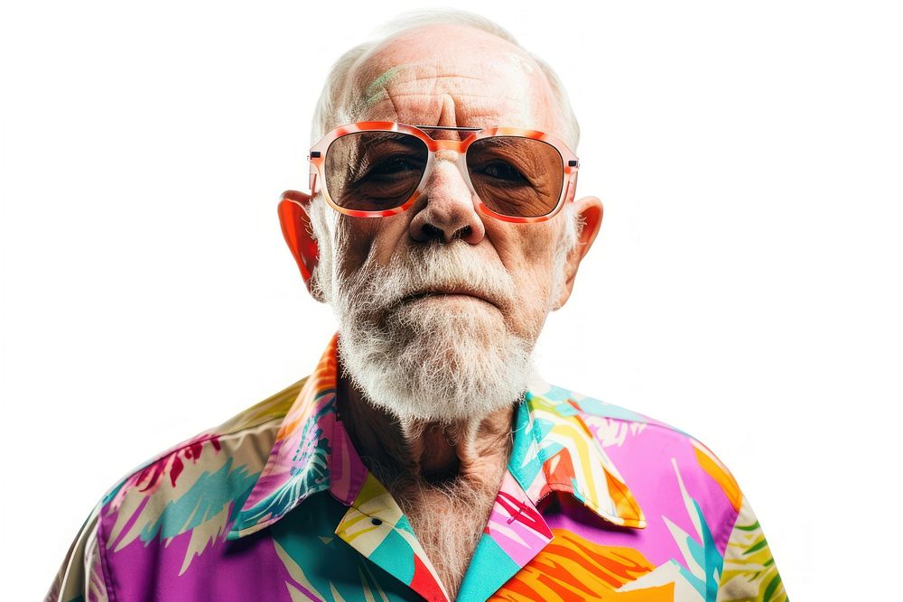 Old man wearing sunglasses photography portrait adult.