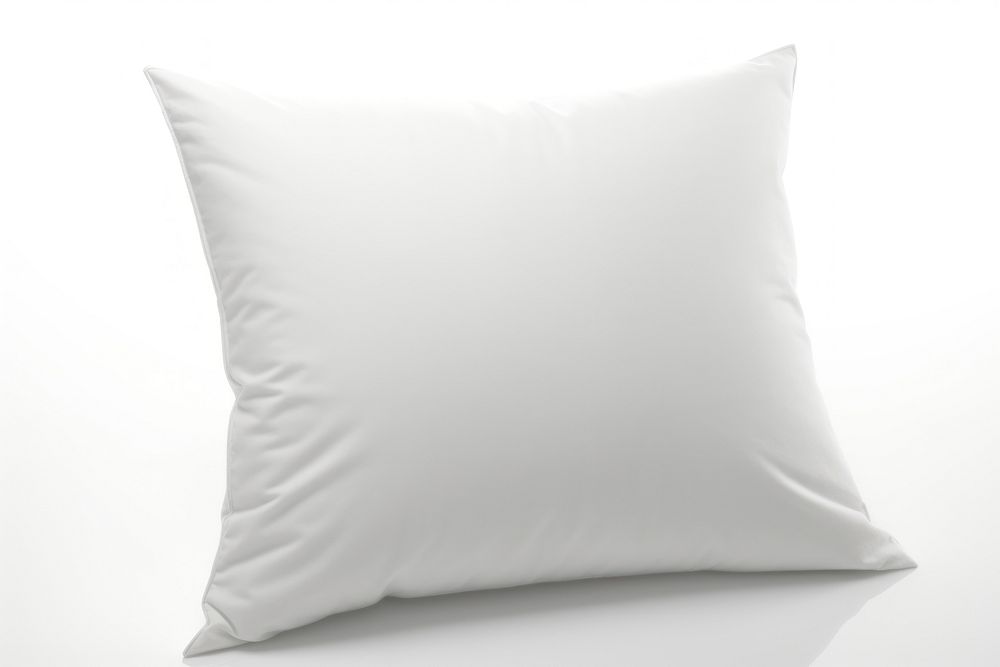White pillow backgrounds cushion white background.