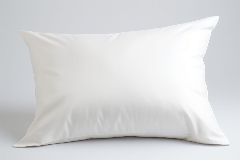 White pillow cushion white background simplicity.