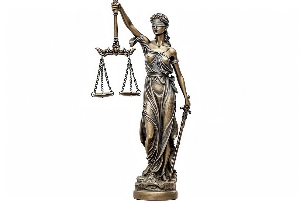 Scales of justice sketch scale sculpture statue.