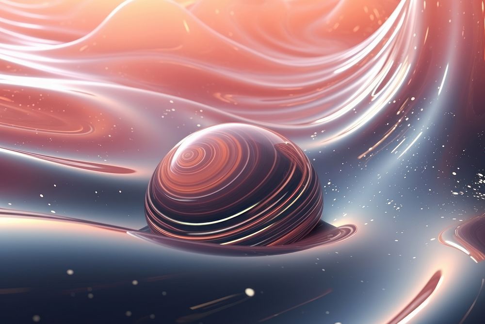 3d illustration in surreal abstract style of planet backgrounds universe transportation.