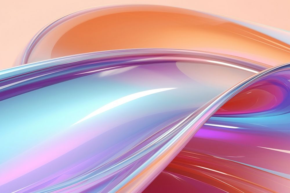 3d illustration in surreal abstract style of rainbow backgrounds purple accessories.