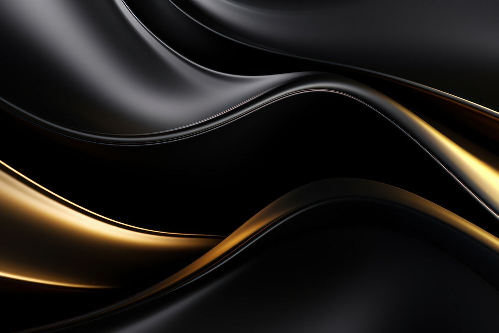 3d illustration in surreal abstract style of black abstract shapes backgrounds pattern silk.
