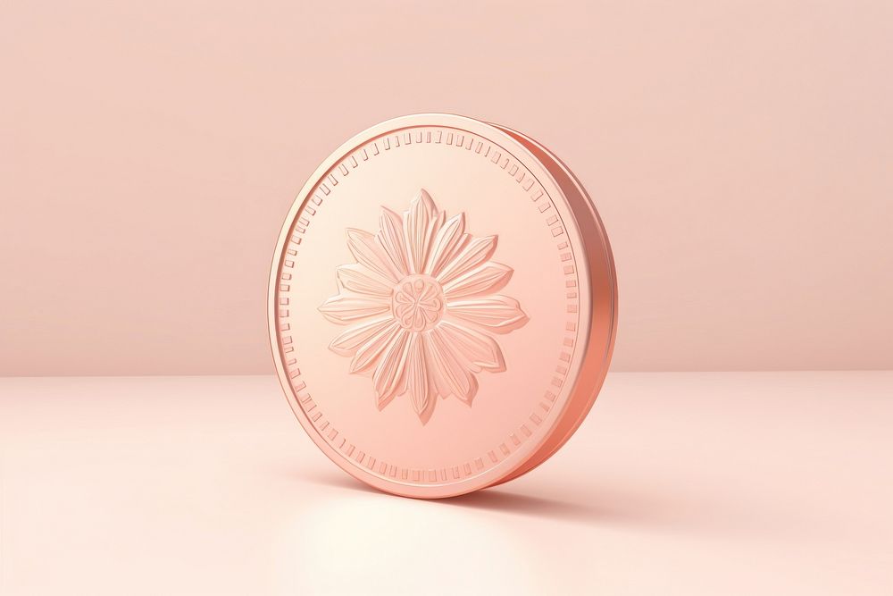 Coin rose gold coin investment cosmetics.