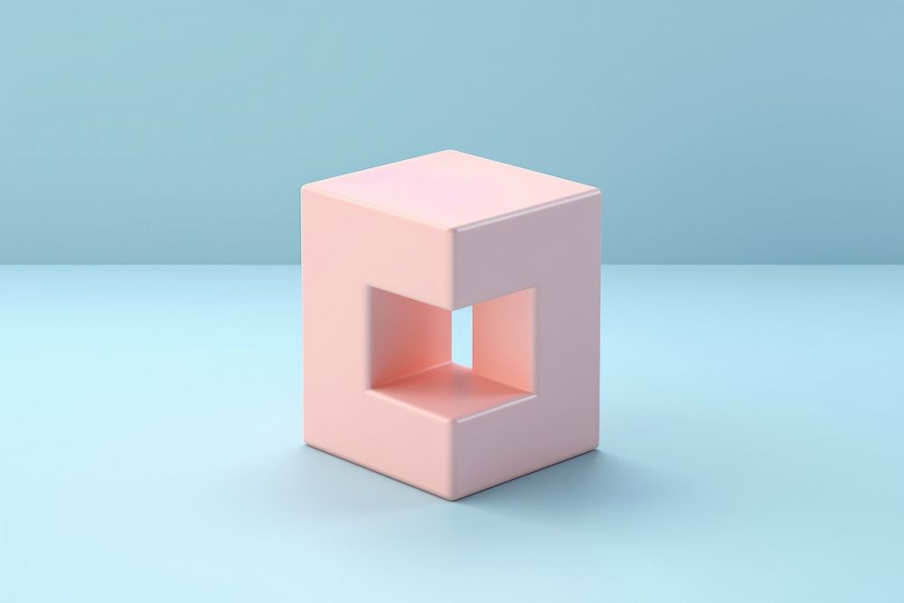 Geometric shape toy rectangle letterbox.
