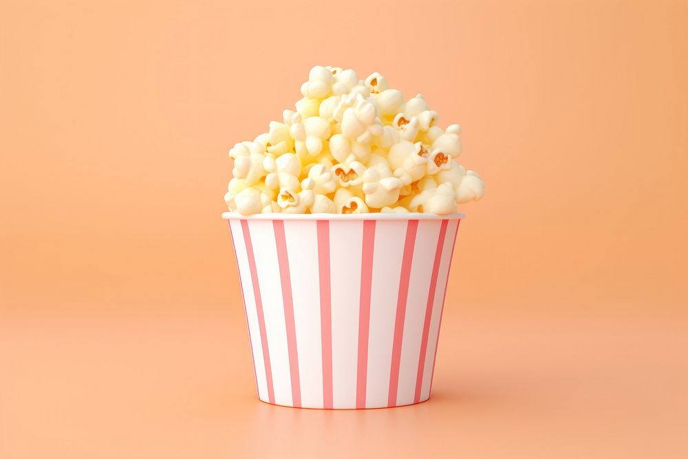 Popcorn popcorn snack food.